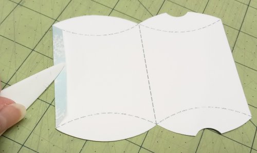 Judy Larson's Jewelry Packaging for Small Items - Pillow Boxes - , General Education, , fold in one edge of the box